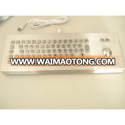 MDT2662 416.0mm x 145.0mm x 46.0mm desktop kiosk metal keyboard for industrial computer